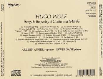 CD Hugo Wolf: Songs To The Poetry Of Goethe And Mörike