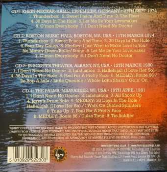 4CD/Set di cofanetti Humble Pie: Tourin' The Official Bootleg Box Set Vol.4