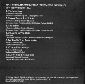 4CD/Set di cofanetti Humble Pie: Tourin' The Official Bootleg Box Set Vol.4