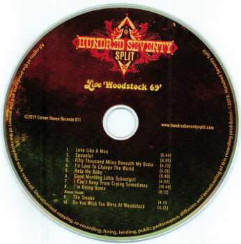 CD Hundred Seventy Split: Live 'Woodstock 69' DIGI