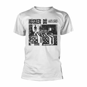 Merch Hüsker Dü: Maglietta Land Speed Record (white)