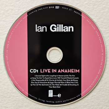 2CD Ian Gillan: Live In Anaheim / Gillan's Inn
