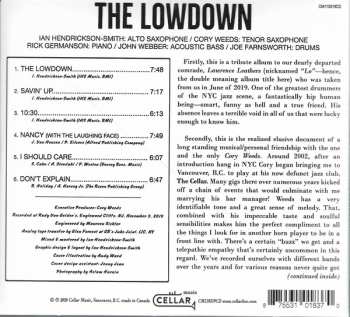 CD Ian Hendrickson-Smith: The Lowdown
