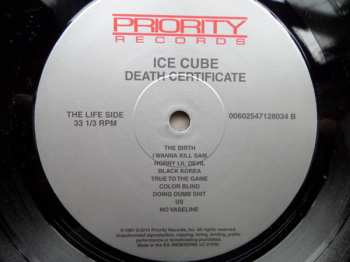 LP Ice Cube: Death Certificate