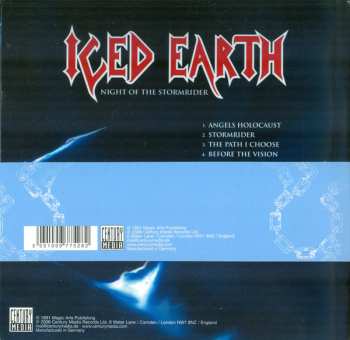 CD Iced Earth: Night Of The Stormrider LTD