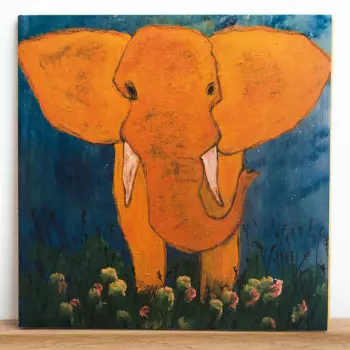 Ichiro Fujiya:  Elephant And A Barbar