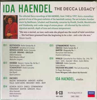 6CD/Set di cofanetti Ida Haendel: The Decca Legacy