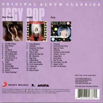 3CD/Set di cofanetti Iggy Pop: Original Album Classics