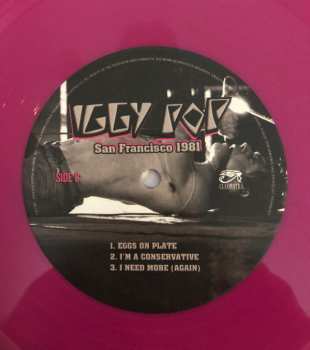 2LP Iggy Pop: San Francisco 1981 CLR | LTD