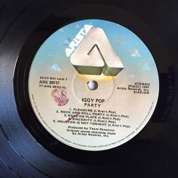 LP Iggy Pop: Party
