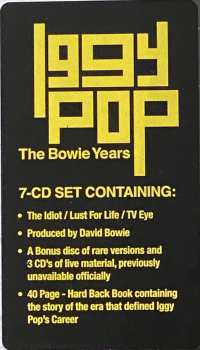 7CD/Set di cofanetti Iggy Pop: The Bowie Years DLX | LTD