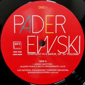 2LP نيسم جلال: Symphony In B Minor, Op. 24 "Polonia" LTD