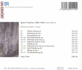 CD Ignaz Friedman: Piano Works