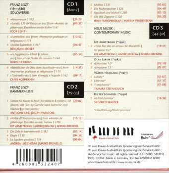 3CD/Set di cofanetti Franz Liszt: Wagner und Verdi - Paraphrasen und Transkriptionen & Neue Musik