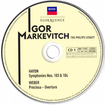 26CD/Set di cofanetti Igor Markevitch: Igor Markevitch / The Philips Legacy
