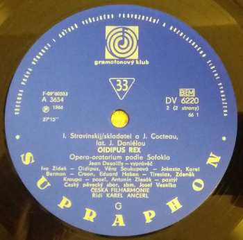 LP Igor Stravinsky: Oidipus Rex