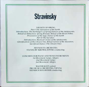 CD Igor Stravinsky: The Great Composers Vol 43: Stravinsky Rite of Spring / Concerto for Piano and Wind Instruments