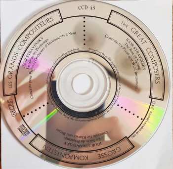 CD Igor Stravinsky: The Great Composers Vol 43: Stravinsky Rite of Spring / Concerto for Piano and Wind Instruments