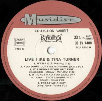 4LP/Set di cofanetti Ike & Tina Turner: Fabulous