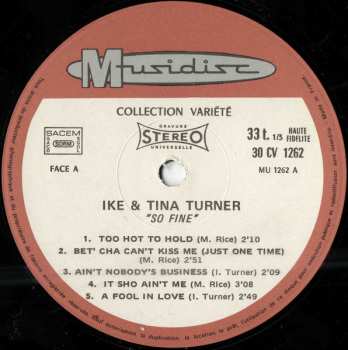 4LP/Set di cofanetti Ike & Tina Turner: Fabulous