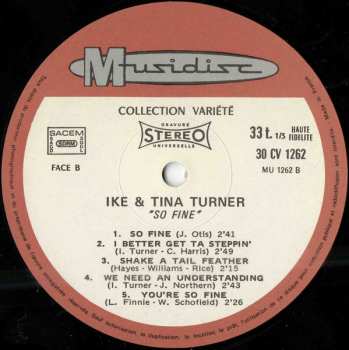 4LP/Set di cofanetti Ike & Tina Turner: Fabulous