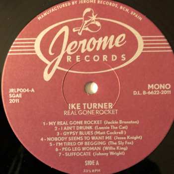 LP Ike Turner: Real Gone Rocket - Ike Turner : Session Man Extraordinaire : Selected Singles 1951-1959