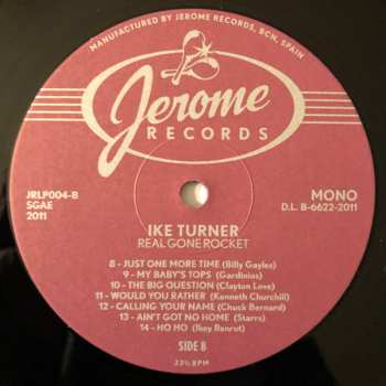 LP Ike Turner: Real Gone Rocket - Ike Turner : Session Man Extraordinaire : Selected Singles 1951-1959