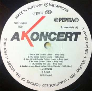 2LP Fonográf: A Koncert