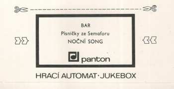 SP Jiří Suchý: Bar / Noční Song