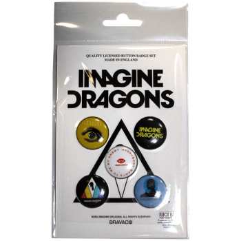 Merce Imagine Dragons: Imagine Dragons  Button Badge Pack: Enemy