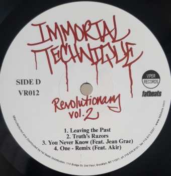 2LP Immortal Technique: Revolutionary Vol. 2
