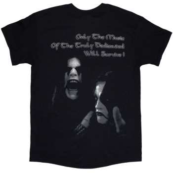 Merce Immortal: Immortal Unisex T-shirt: At The Heart Of Winter (black) (back Print) (small) S