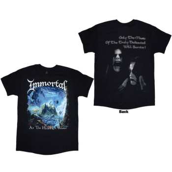 Merce Immortal: Immortal Unisex T-shirt: At The Heart Of Winter (black) (back Print) (small) S