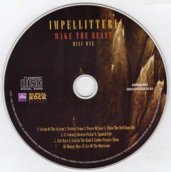 3CD Impellitteri: Wake The Beast - The Impellitteri Anthology