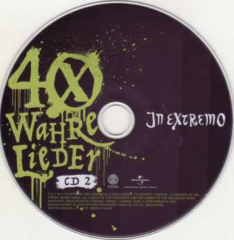 2CD In Extremo: 40 Wahre Lieder ~The Best Of~
