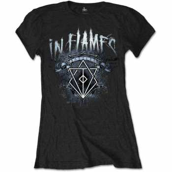 Merch In Flames: Donne Maglietta Battles Crest 