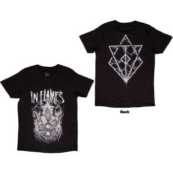 Merce In Flames: In Flames Unisex T-shirt: Buried In Time (back Print) (small) S