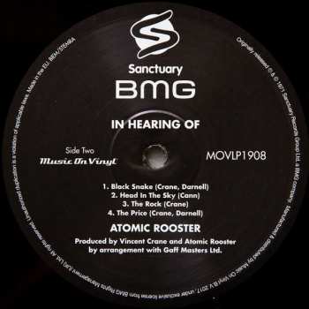 LP Atomic Rooster: In Hearing Of