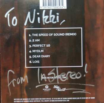 CD In Stereo: The Speed Of Sound