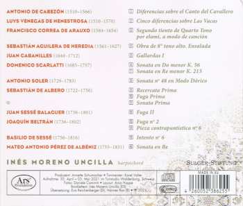 CD Inés Moreno Uncilla: 300 Years Of Spanish Harpsichord Music