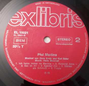 LP Ines Torelli: Pfui Martina