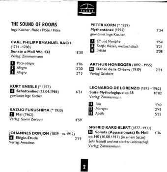 CD Inge Kocher: The Sound Of Rooms