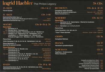 58CD/Set di cofanetti Ingrid Haebler: The Philips Legacy LTD
