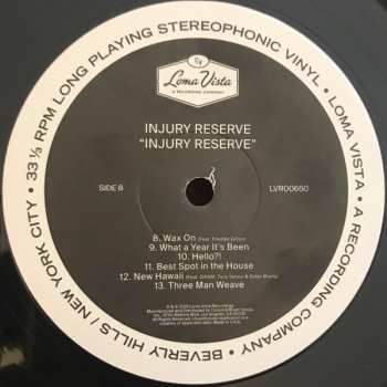 LP Injury Reserve: Injury Reserve