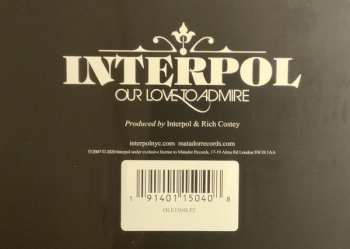 2LP Interpol: Our Love To Admire LTD | CLR