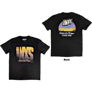Merce INXS: Inxs Unisex T-shirt: Listen Like Thieves Tour (back Print) (small) S