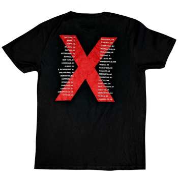 Merce INXS: Inxs Unisex T-shirt: Us Tour (back Print) (small) S