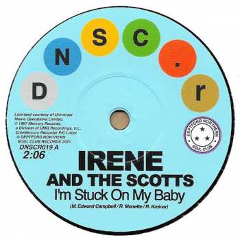 SP Irene & The Scotts: I'm Stuck On My Baby / Indian Giver