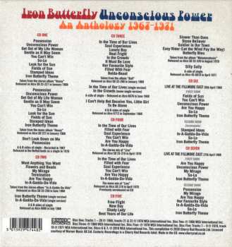 7CD/Set di cofanetti Iron Butterfly: Unconscious Power: An Anthology 1967-1971