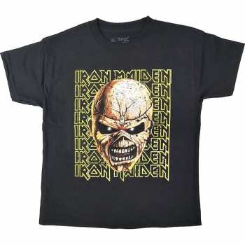 Merce Iron Maiden: Dětské Tričko Big Trooper Head  11-12 let